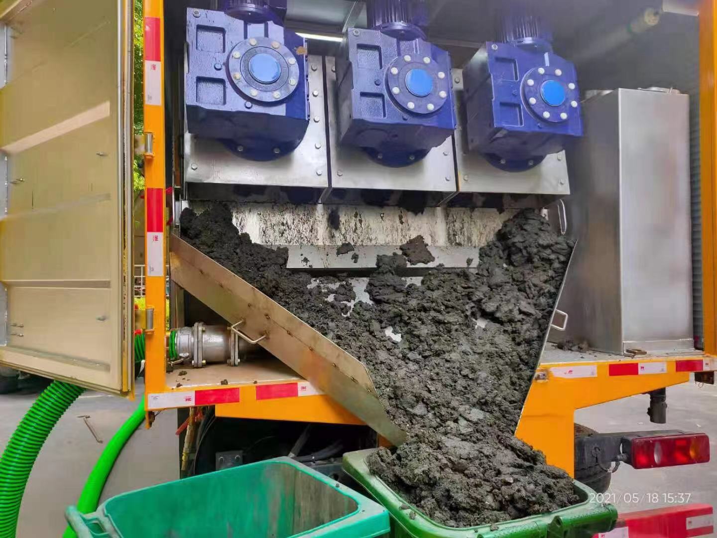 皇桐镇化粪池清掏城市维护站-泥浆净化干湿分离处理